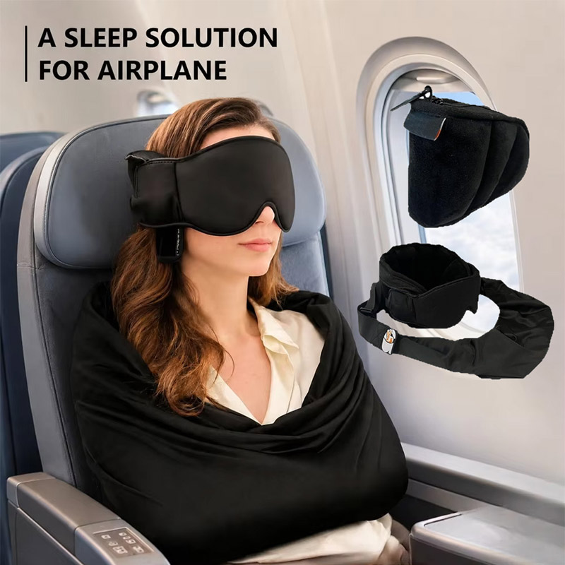 Kit de sommeil pour avion 3-en - Travel Accessories Long Flight avis et prix