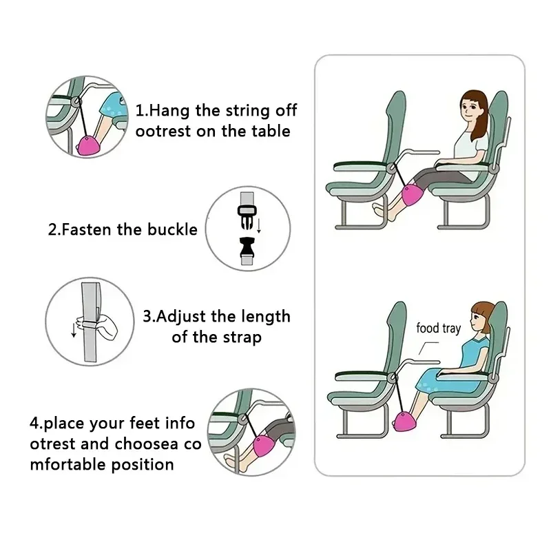 Hamac repose-pieds réglable Po - Travel Accessories Long Flight avis et prix